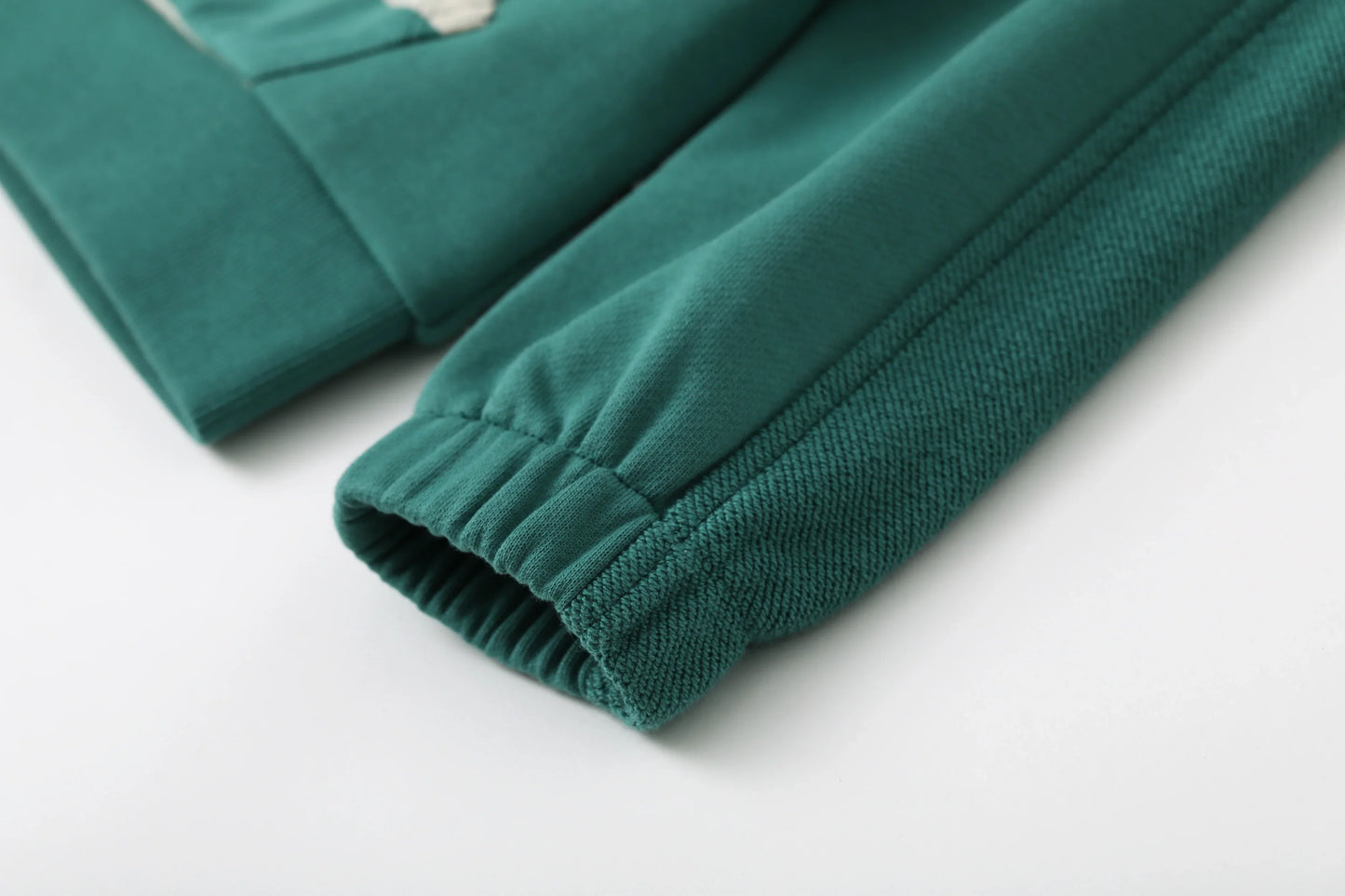 Bear-Embroidered Hooded Jacket
