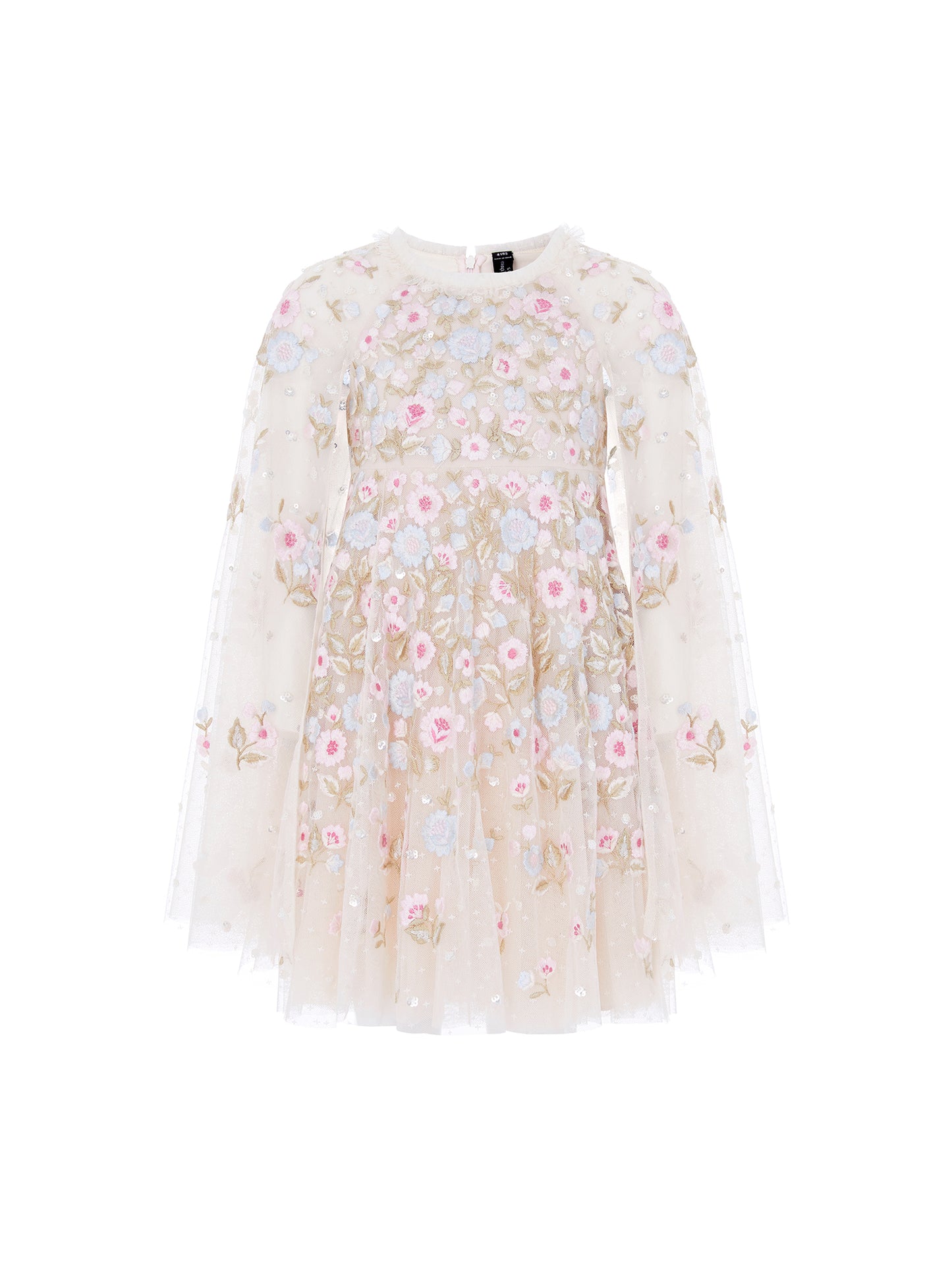 Ethereal Blooms Cape Kids Dress