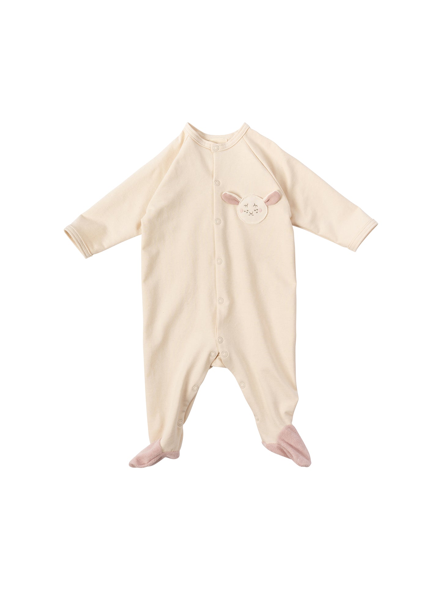 French Terry Sleepsuit With Feet (GOTS)