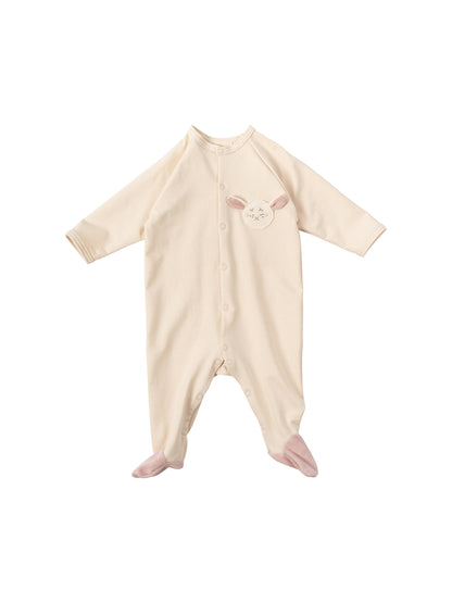 French Terry Sleepsuit With Feet (GOTS)
