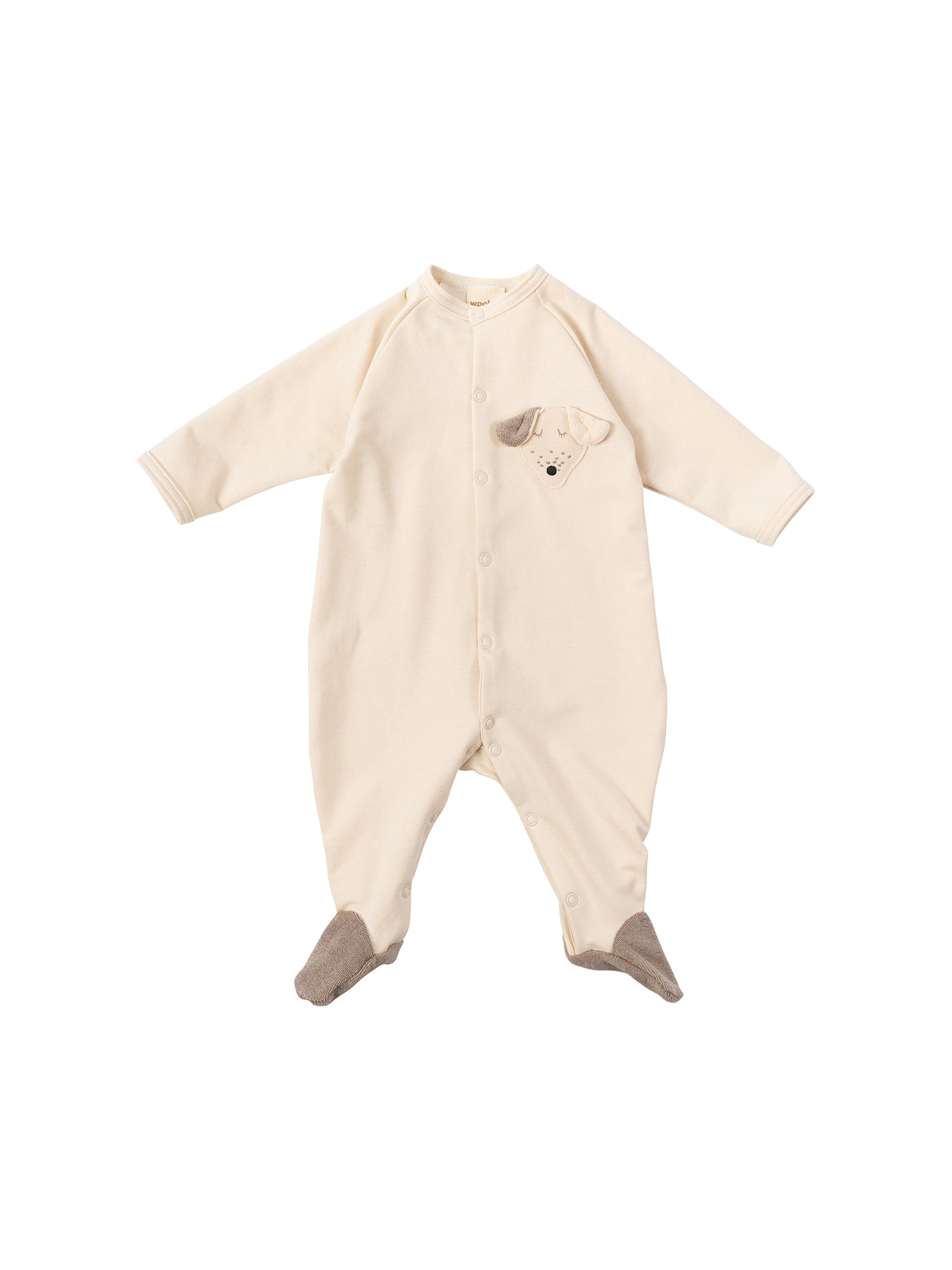 French Terry Sleepsuit With Feet (GOTS)