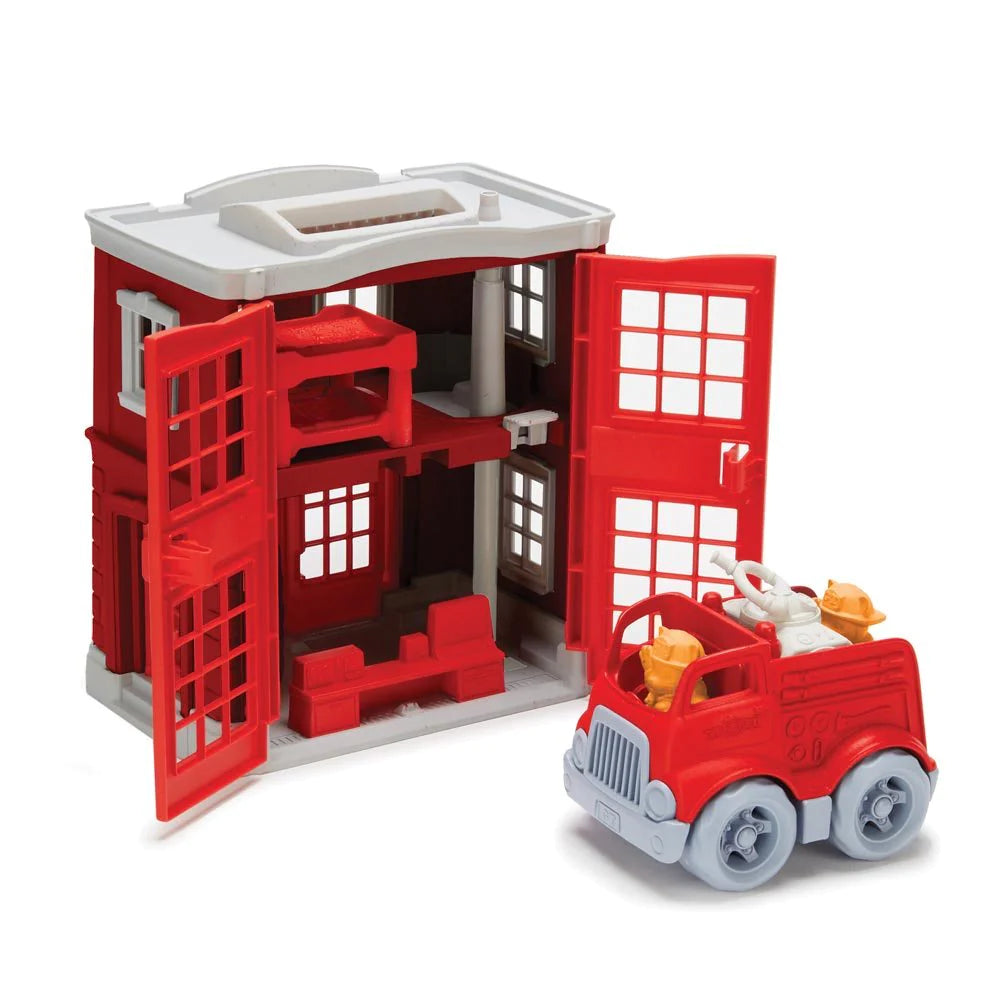 Green Toys Green Toys - Fire Station Playset Learning Toys