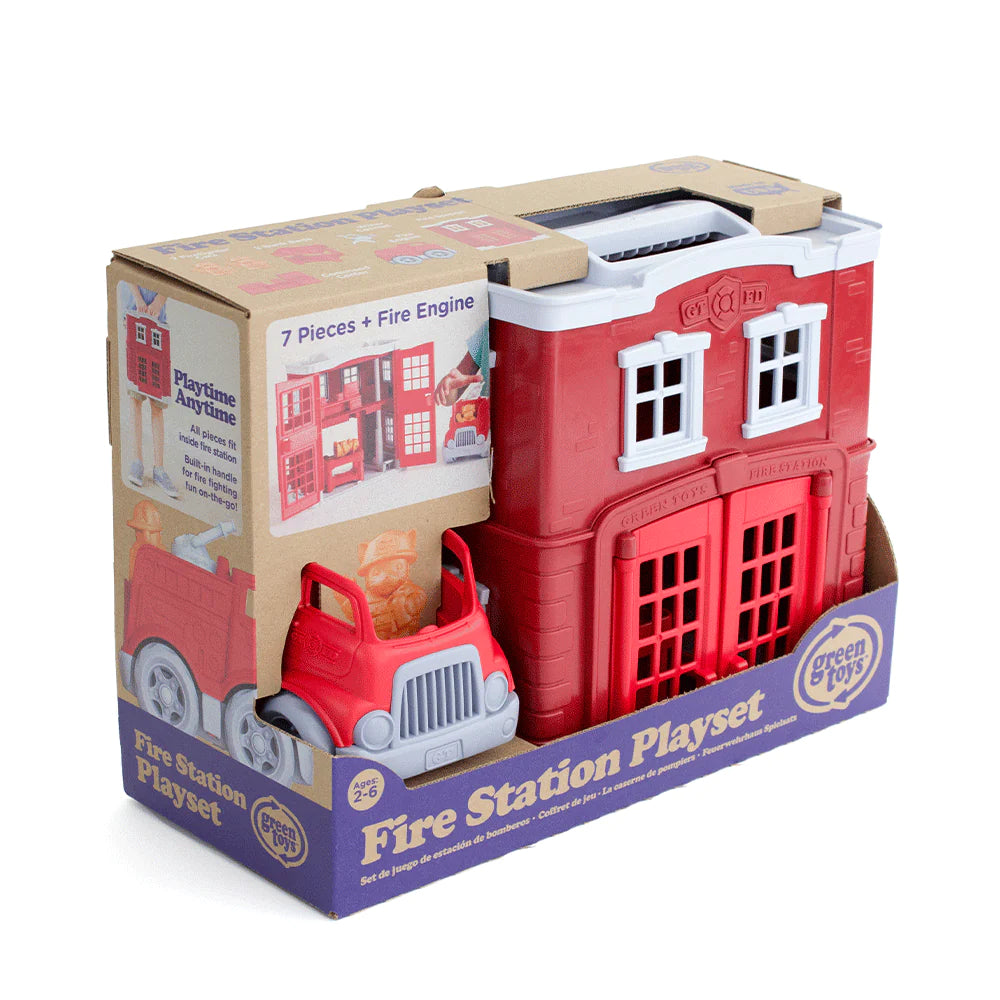 Green Toys Green Toys - Fire Station Playset Learning Toys