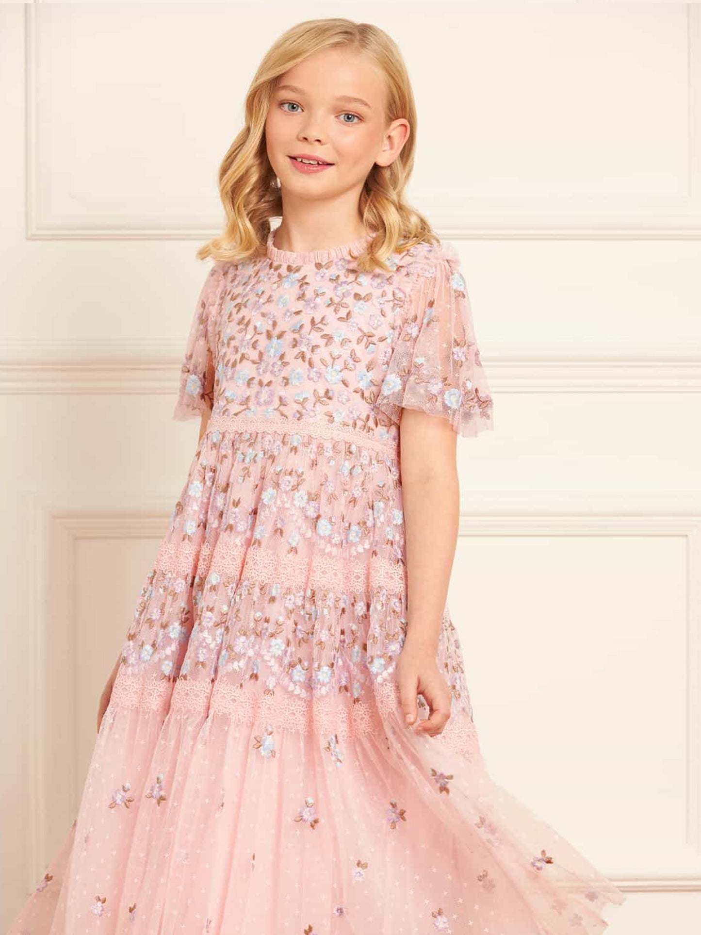 Garland Ribbon Kid Dress