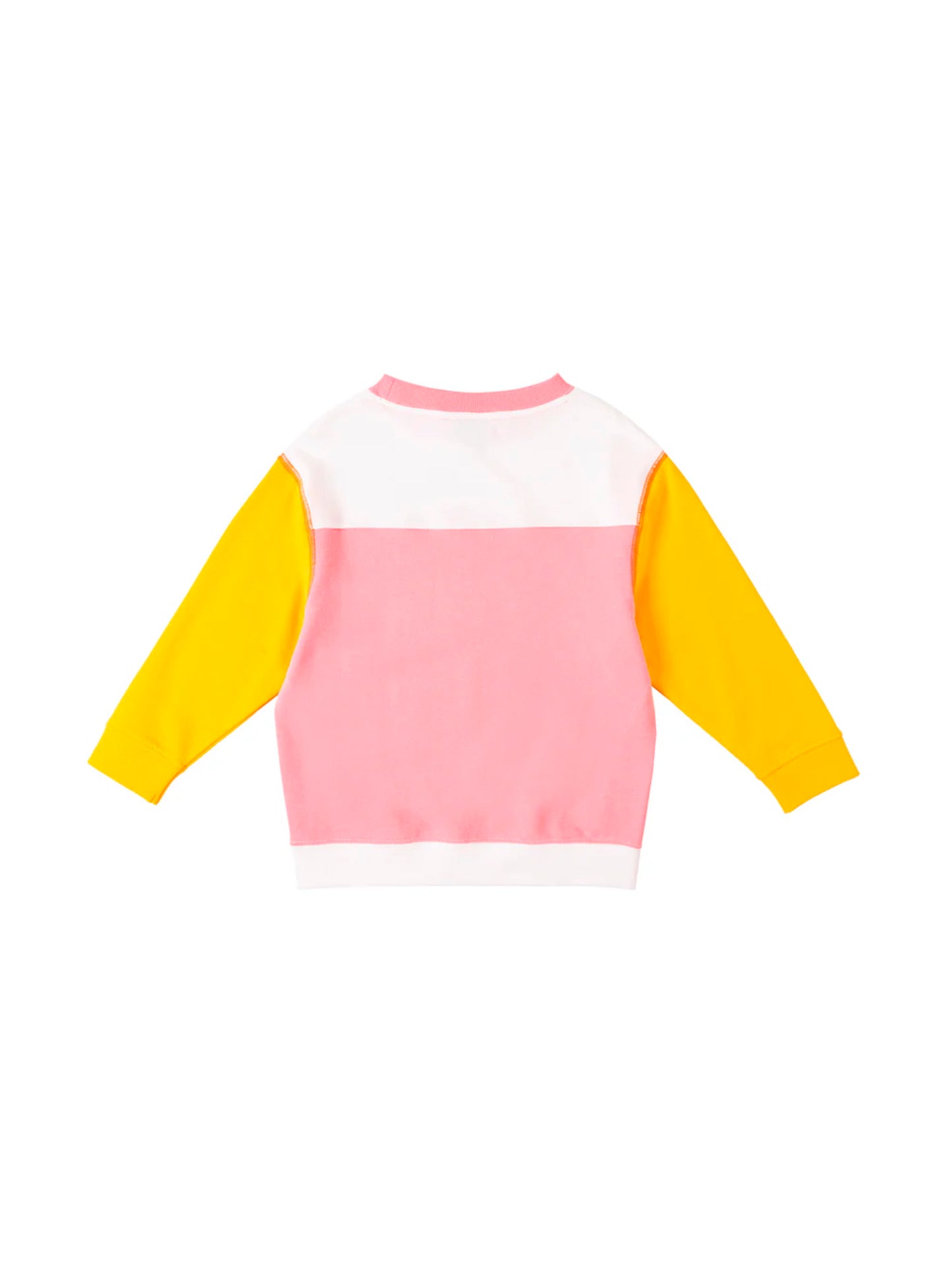 Girls Love Dream Hope Explore With Flower Print Sweatshirt And Yellow