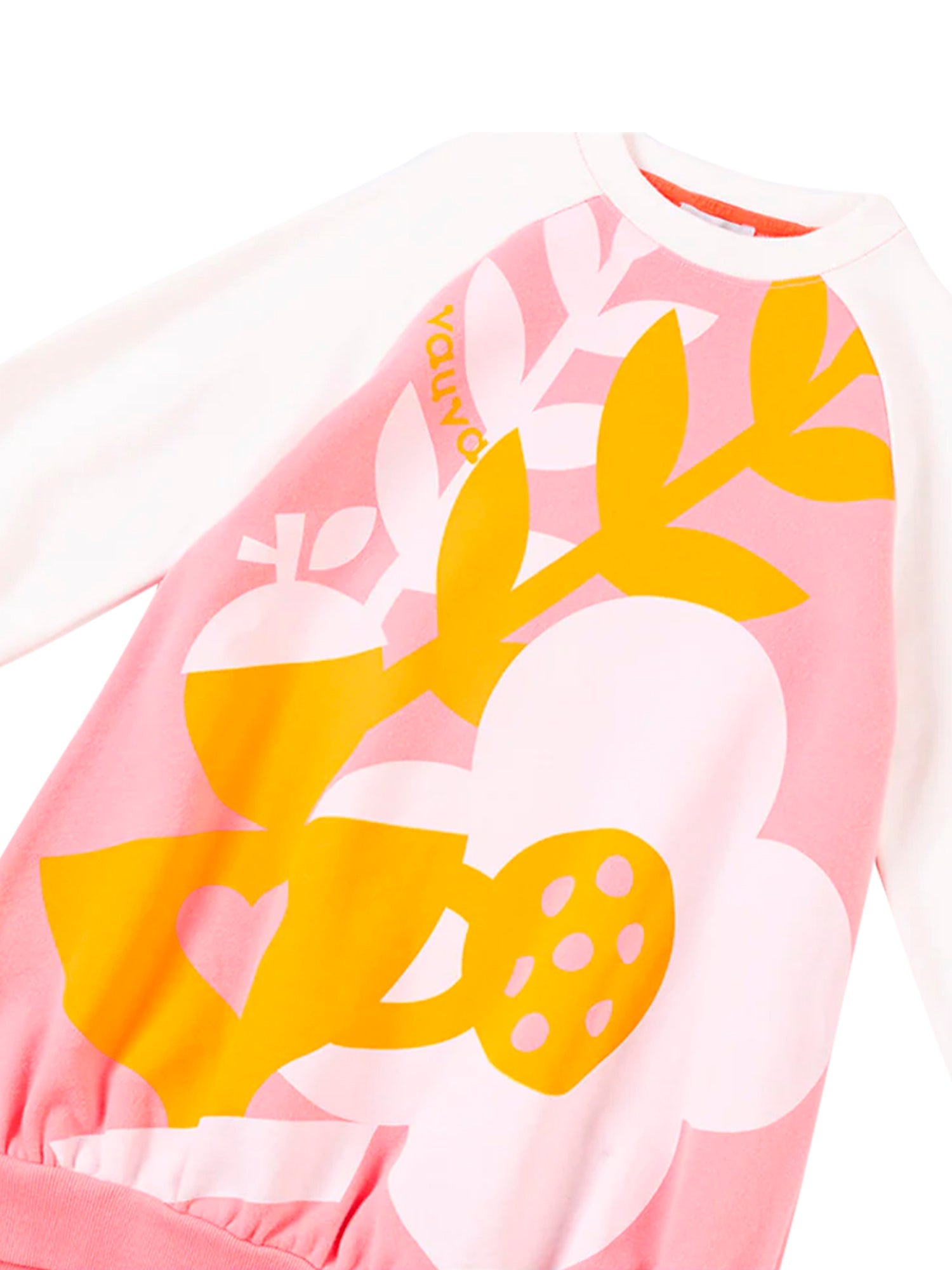 Girls Coffee Mug And Flowers Sweatshirt