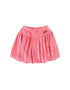 Girls Leisure Velvet Pink Skirt