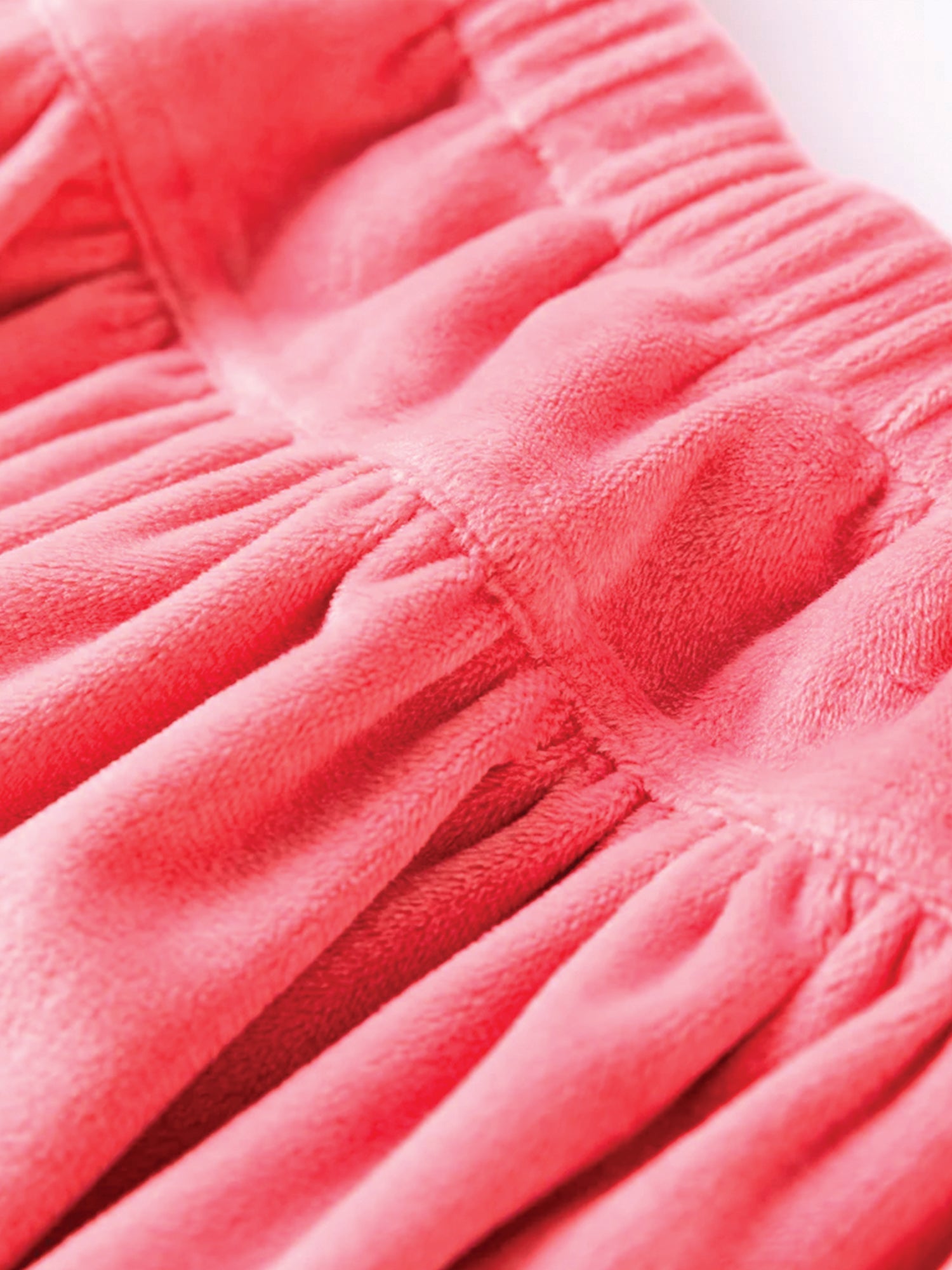 Girls Leisure Velvet Pink Skirt