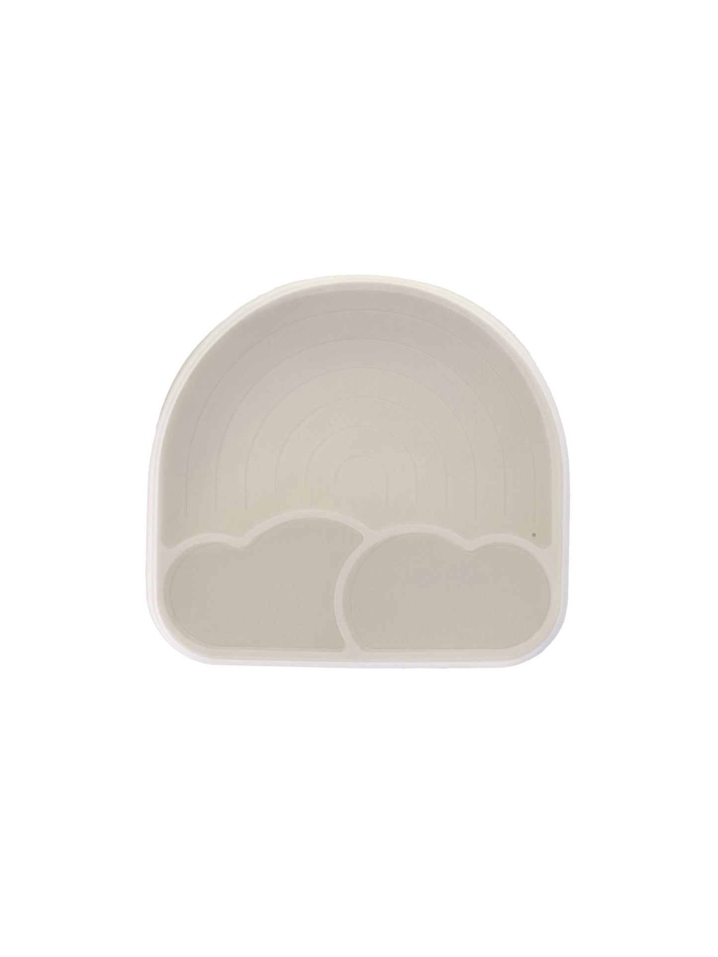 Silicone Rainbow Plates With Lid