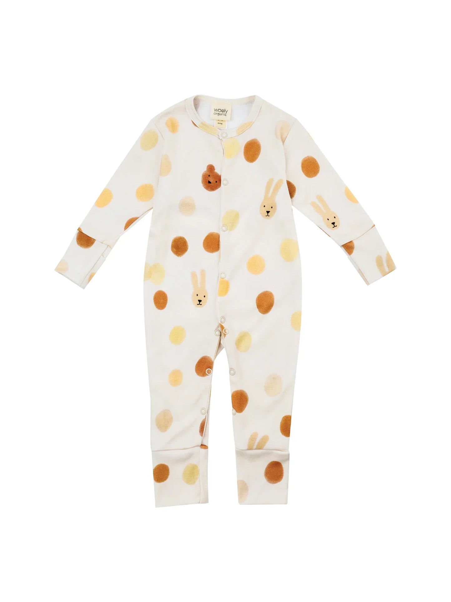 Bunny Dot Footed Sleepsuit