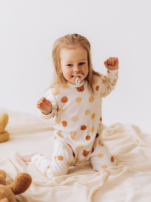 Big Dots Sleepsuit (GOTS)