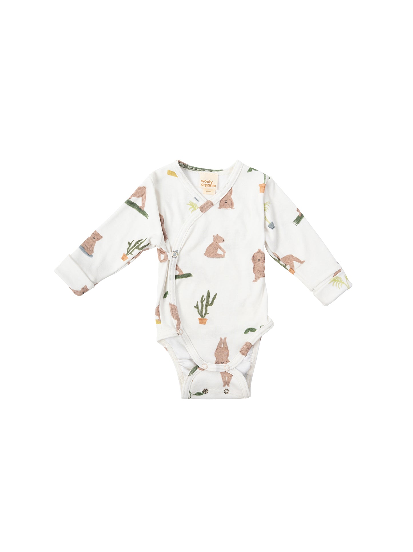 Longsleeve Wrap Bodysuit (GOTS)