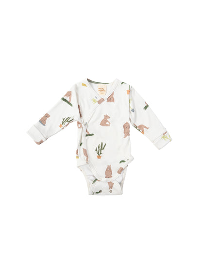 Longsleeve Wrap Bodysuit (GOTS)