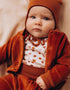 Small Dots Longsleeve Wrap Bodysuit (GOTS)