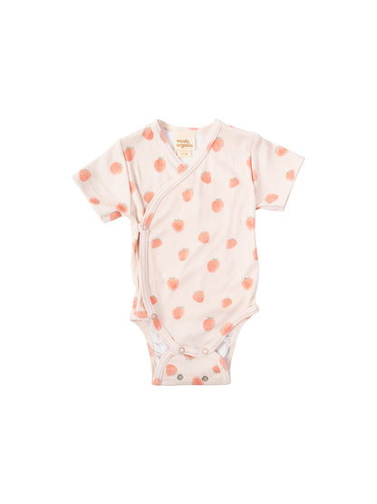 Shortsleeve Wrap Bodysuit (GOTS)