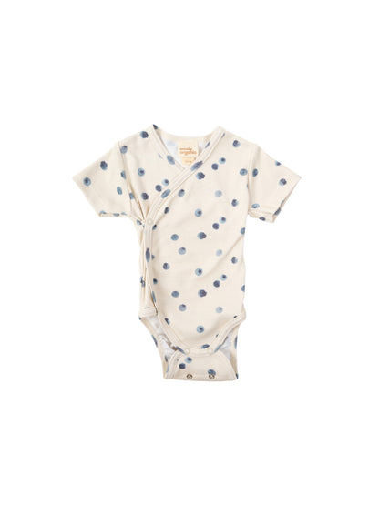 Shortsleeve Wrap Bodysuit (GOTS)