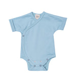 Wooly Organic Wooly Organic Short Sleeve Wrap Bodysuit Bodysuit