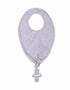 Wooly Organic Wooly Organic - Baby Bib with Pacifier Clip (Green) Bib
