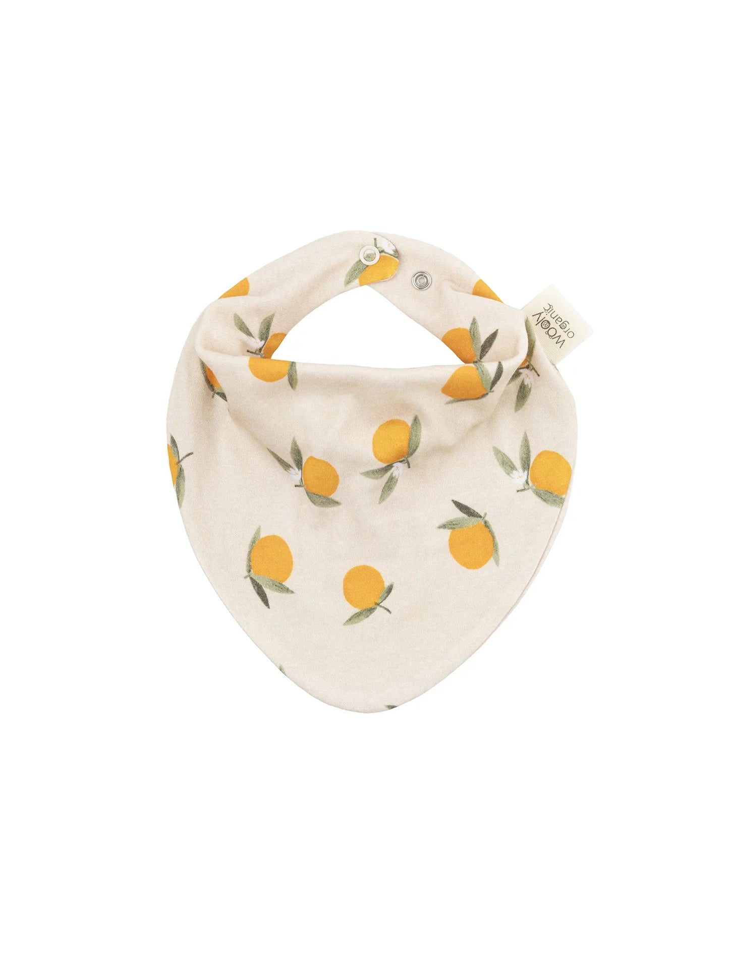 Lemon Print Bandana Bib (GOTS)