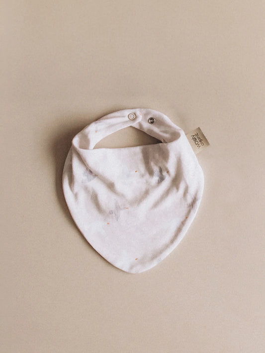 Bird Print Bandana Bib (GOTS)