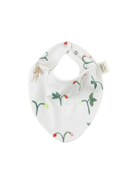 Strawberry Print Bib