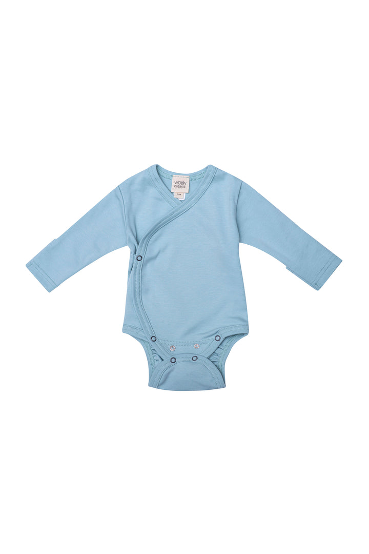 Wooly Organic Wooly Organic-Long sleeve wrap bodysuit Bodysuit