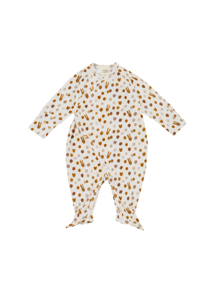 Small Dots Wrap Sleepsuit (GOTS)