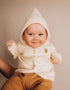 Jacket With Hoodie With Embroidery (GOTS)