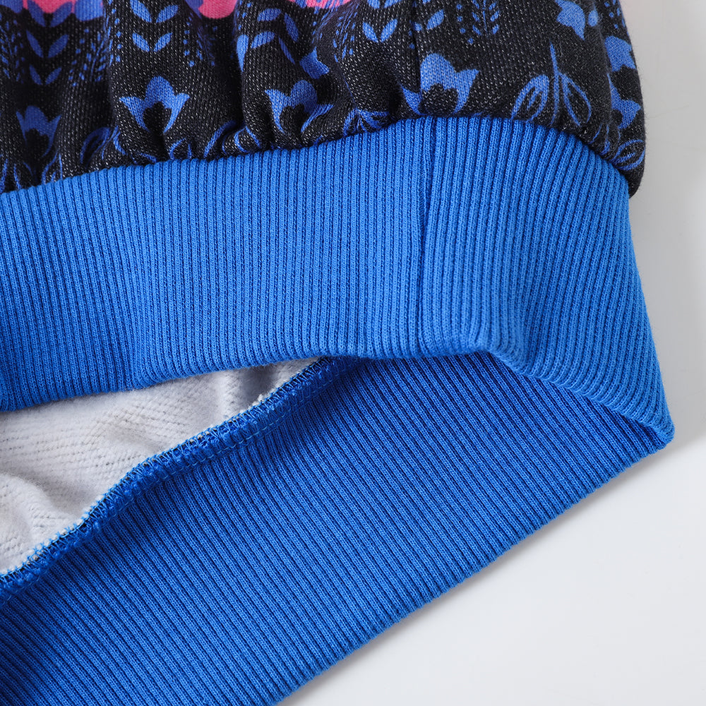 Vauva FW23 - Girls Organic Cotton Long Sweatshirt (Royal Blue)