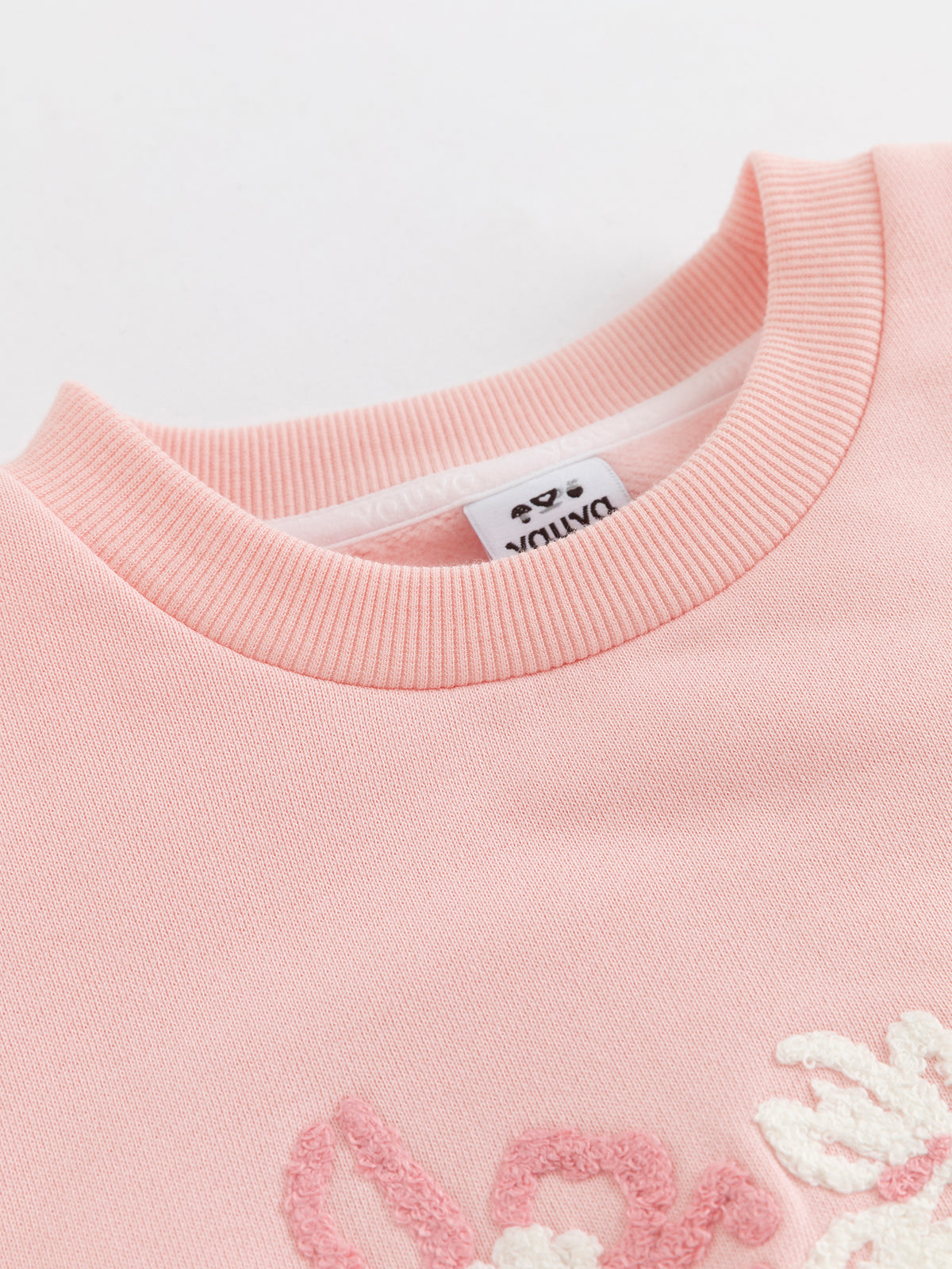 Girls Bloom Together Embroidered Sweatshirt