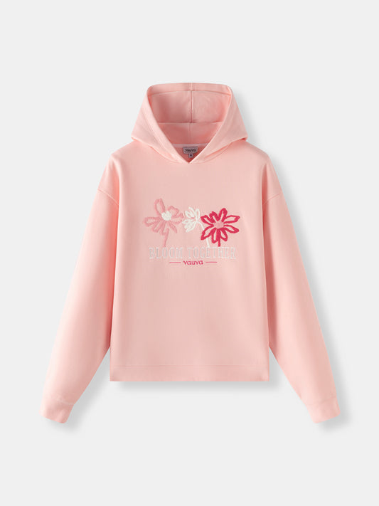 Bloom Together Embroidered Hoodies