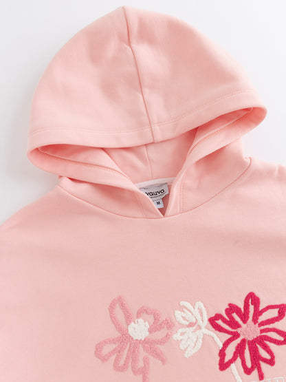 Bloom Together Embroidered Hoodies
