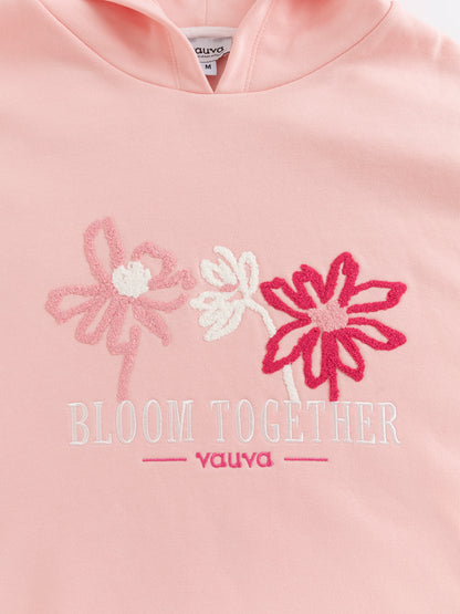 Bloom Together Embroidered Hoodies