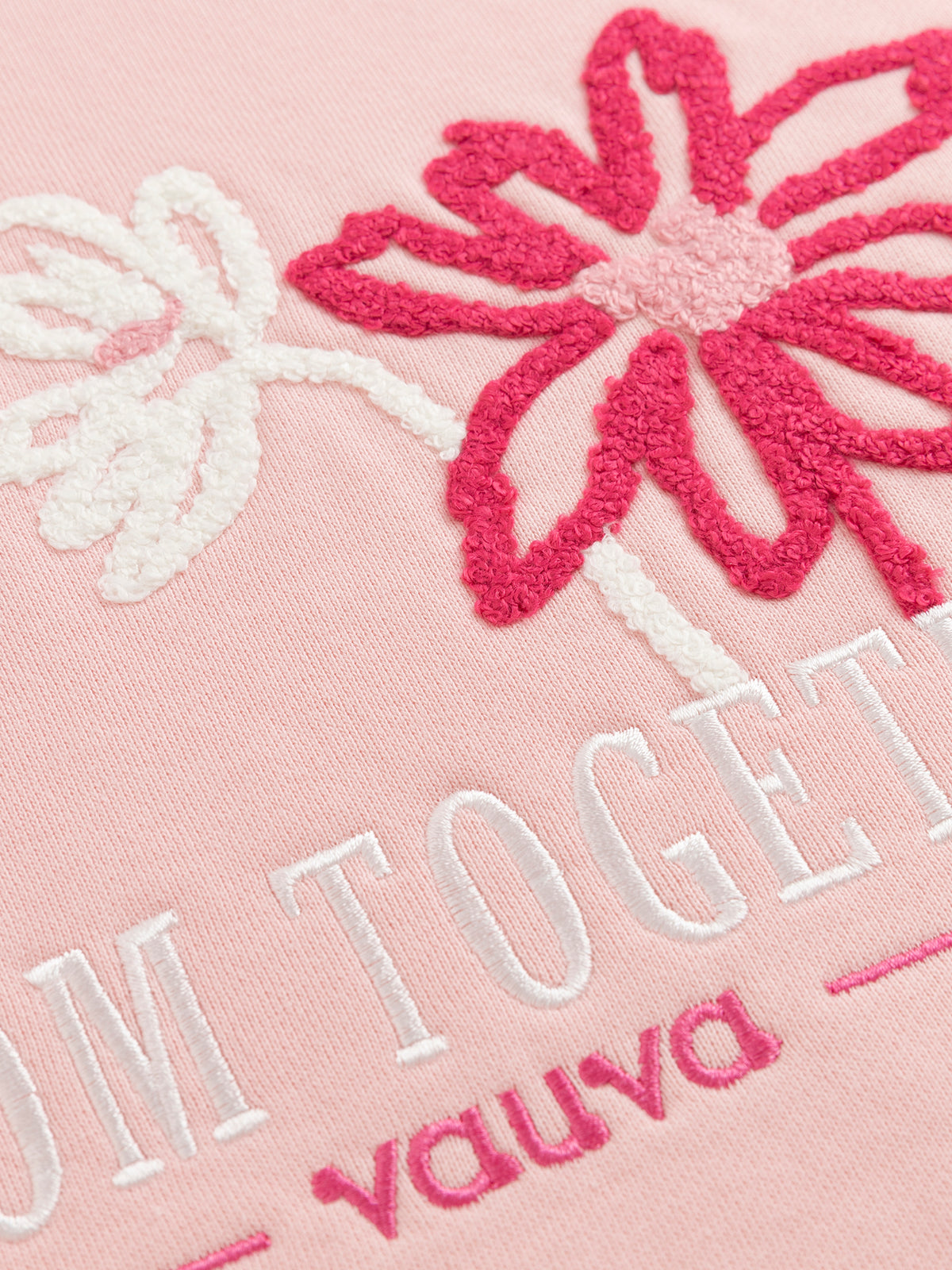 Bloom Together Embroidered Hoodies