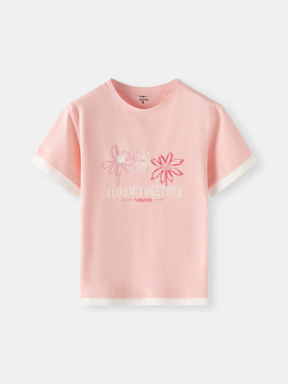 Bloom Together Layered Graphic T-Shirt