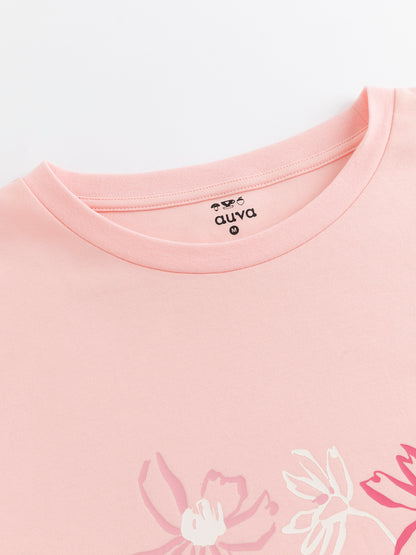 Bloom Together Layered Graphic T-Shirt