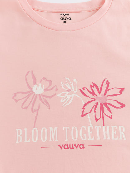 Bloom Together Layered Graphic T-Shirt