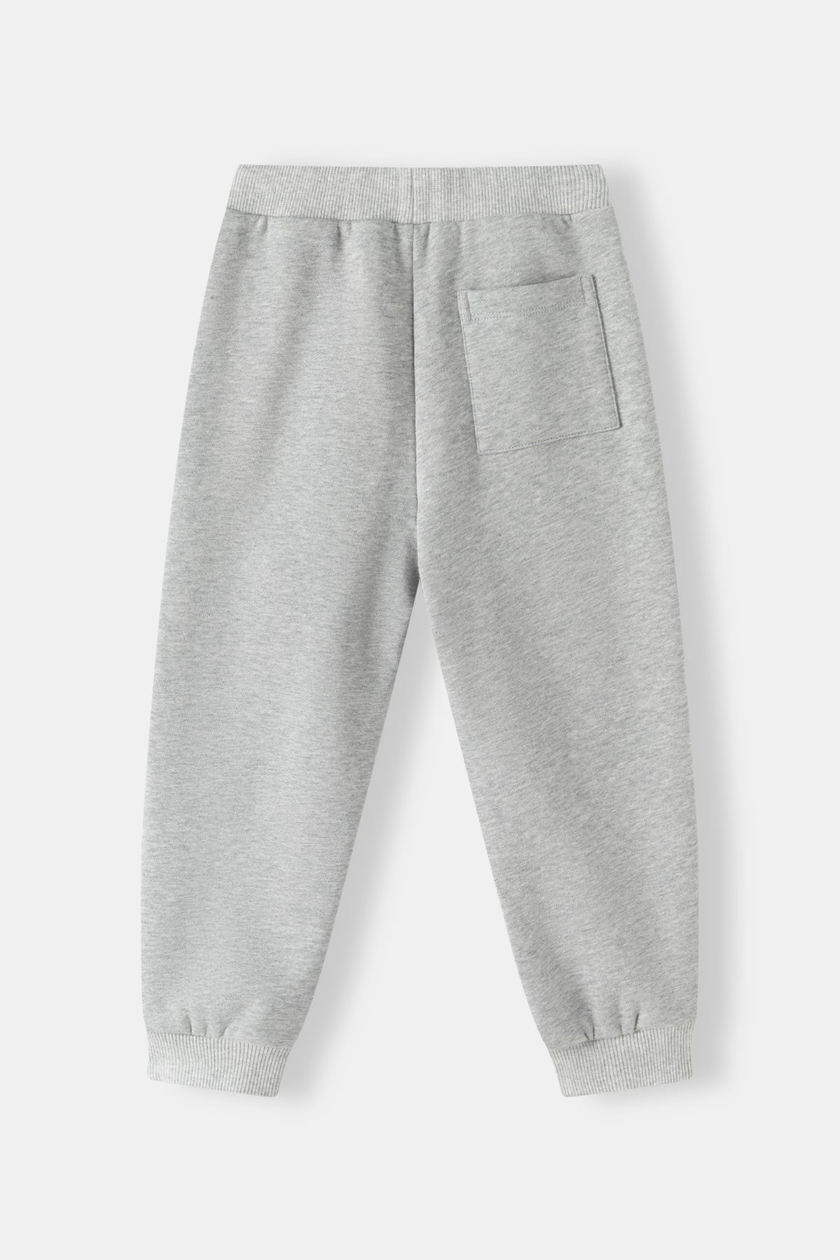 Kids Embroidered Mushroom Fleece Jogger Sweatpants