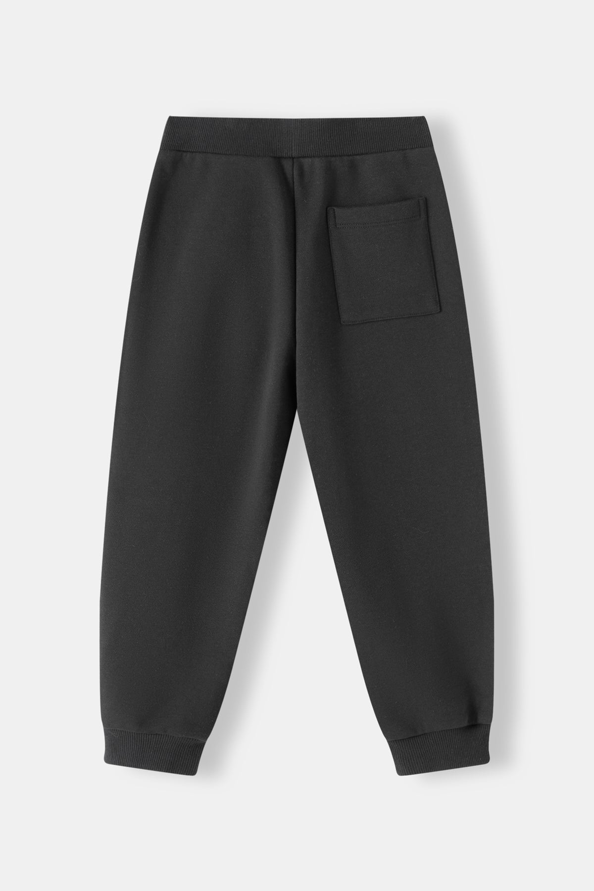 Kids Embroidered Mushroom Fleece Jogger Sweatpants