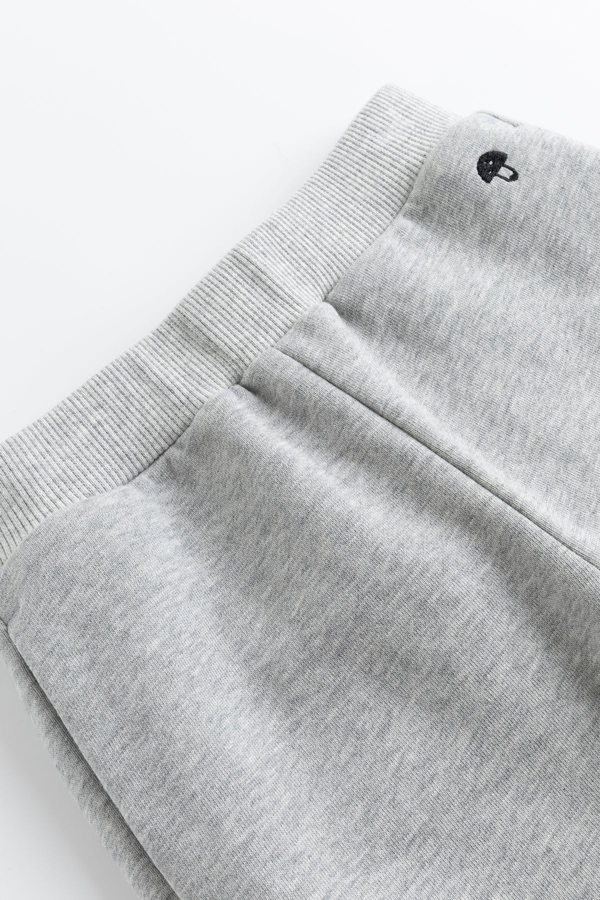 Kids Embroidered Mushroom Fleece Jogger Sweatpants