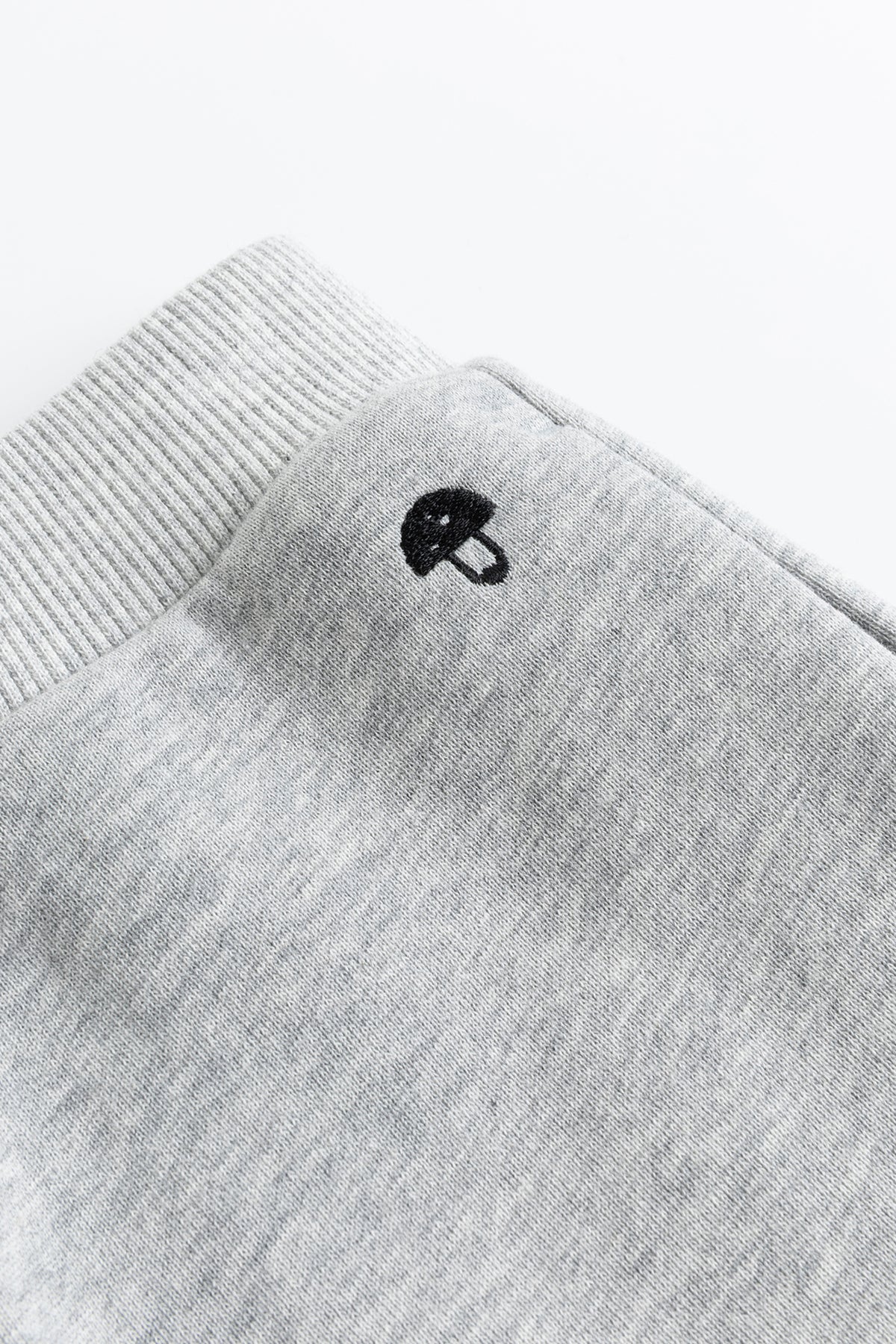 Kids Embroidered Mushroom Fleece Jogger Sweatpants