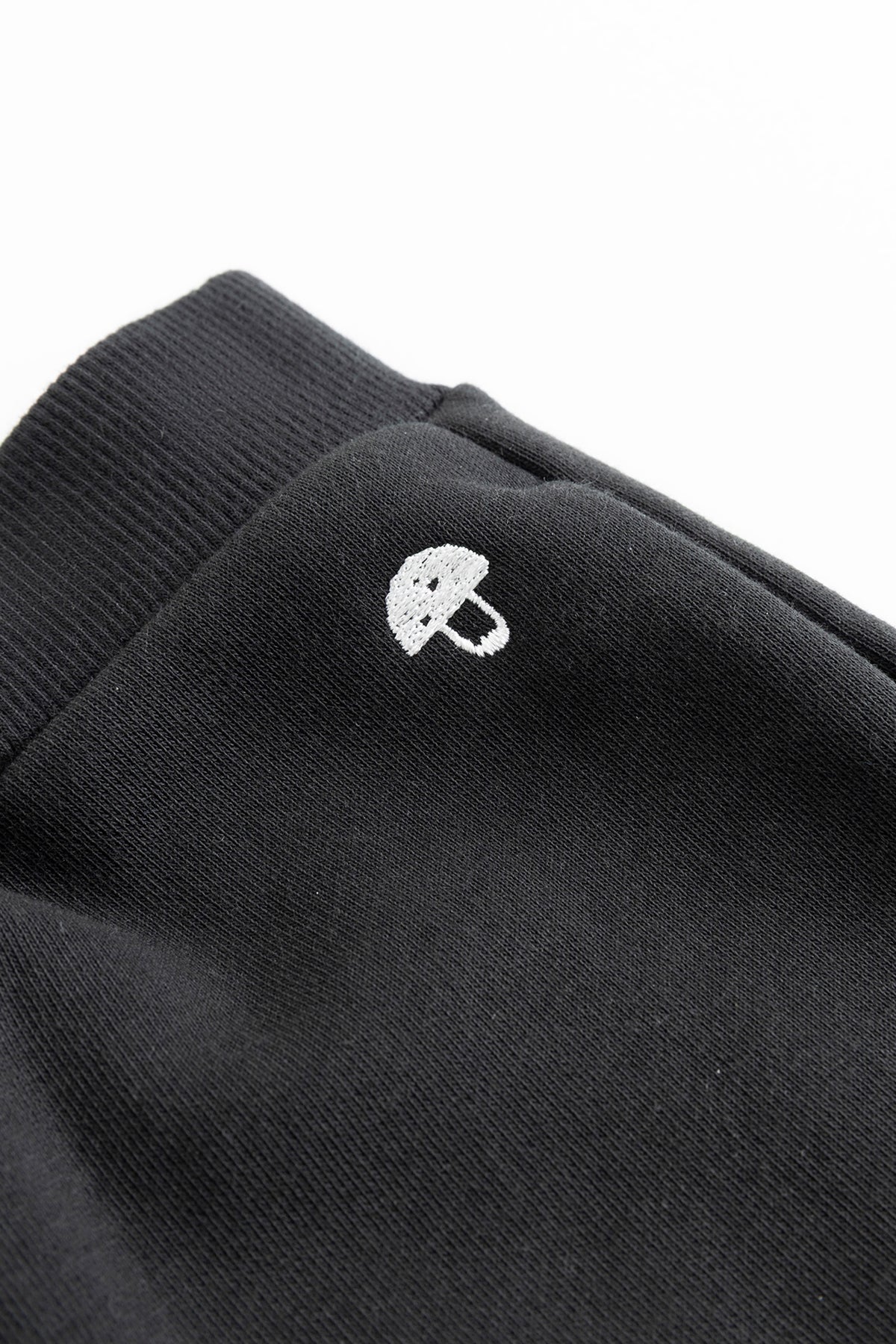 Kids Embroidered Mushroom Fleece Jogger Sweatpants