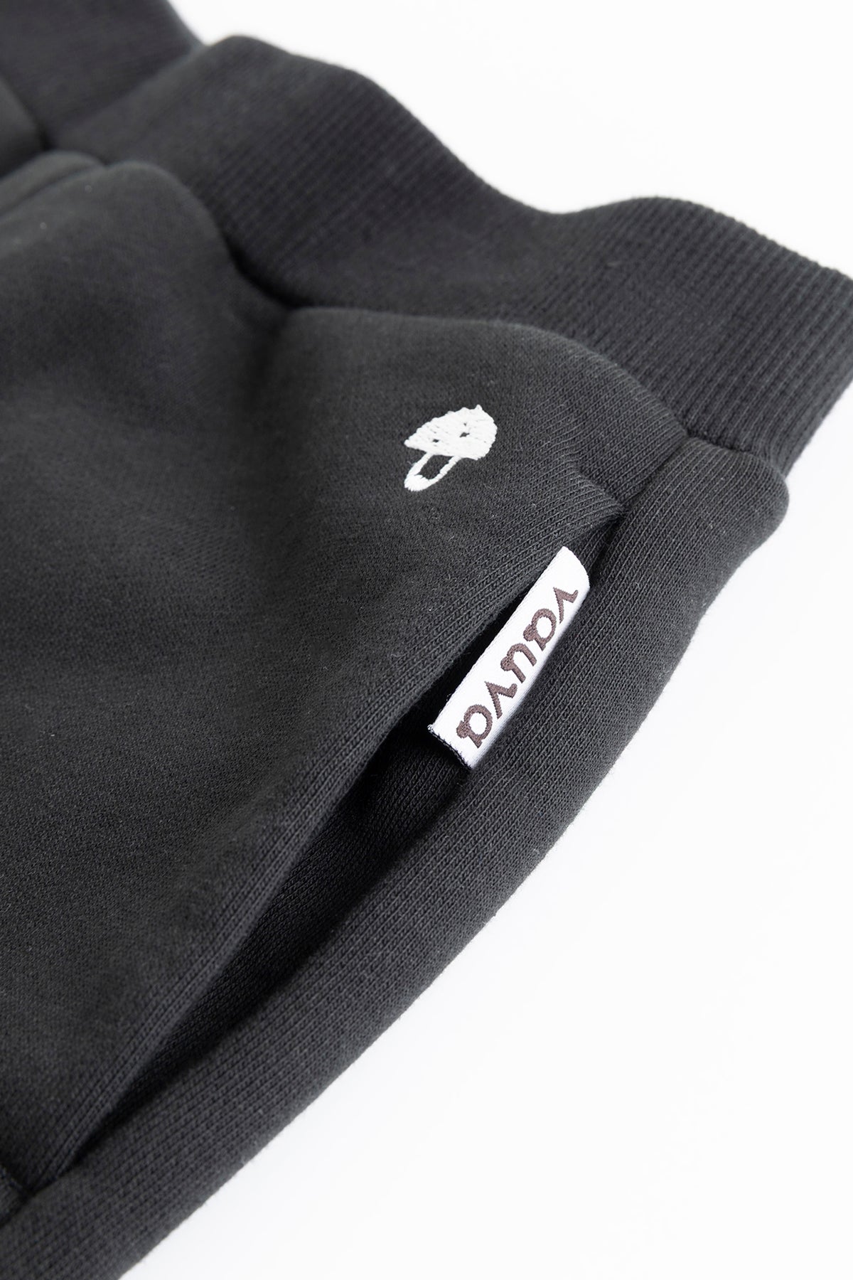 Kids Embroidered Mushroom Fleece Jogger Sweatpants