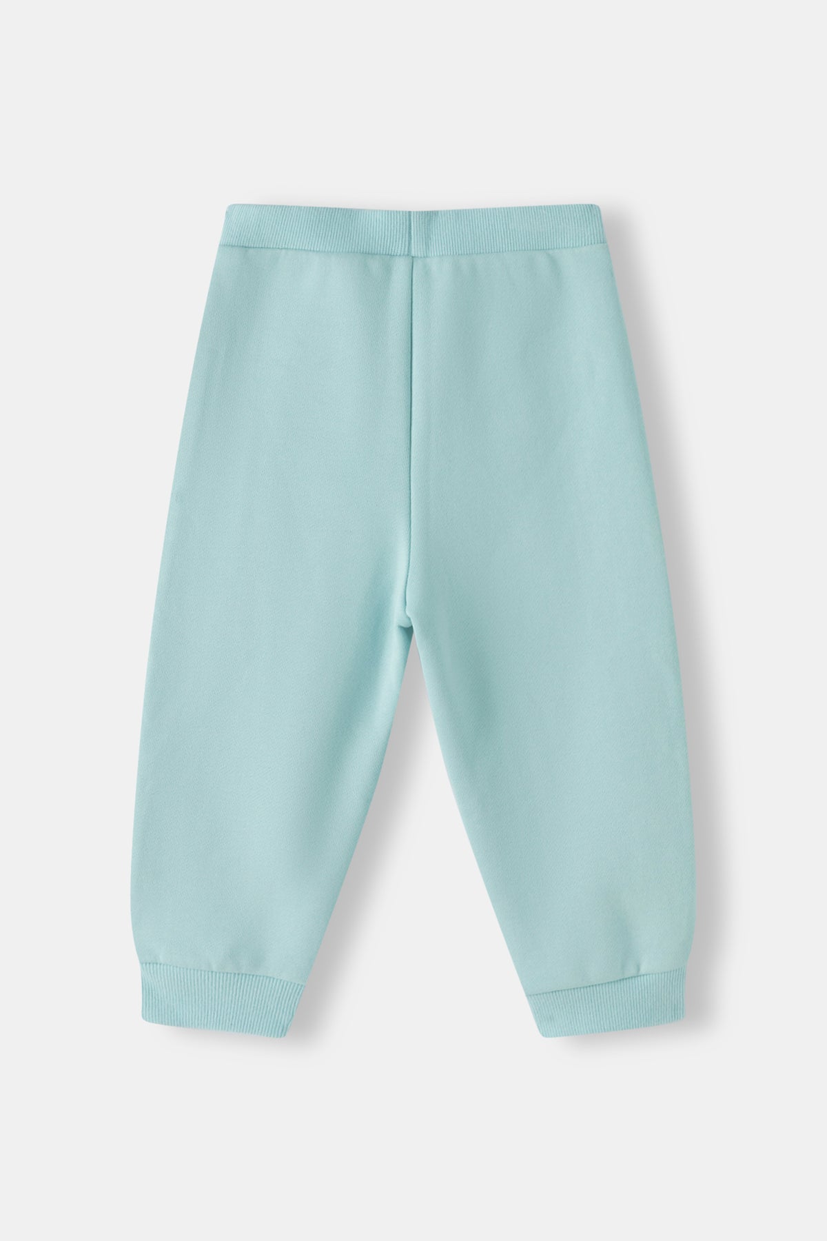 Baby Chenille Mushroom Patch Fleece Jogger Sweatpants