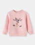 Kids Pinecone Floral Graphic Fleece Sweatshirt