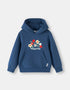 Kids Floral Embroidered Fleece Pullover Hoodie