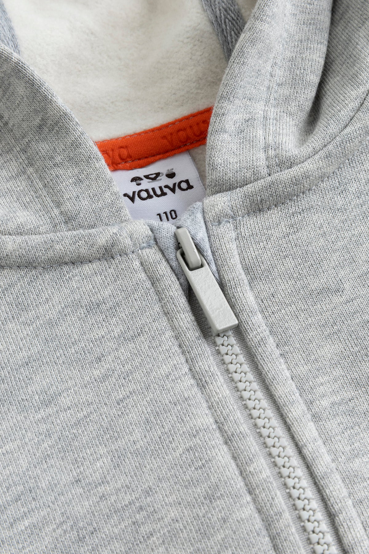 Kids Embroidered Mushroom Zip-Up Fleece Hooded Jacket