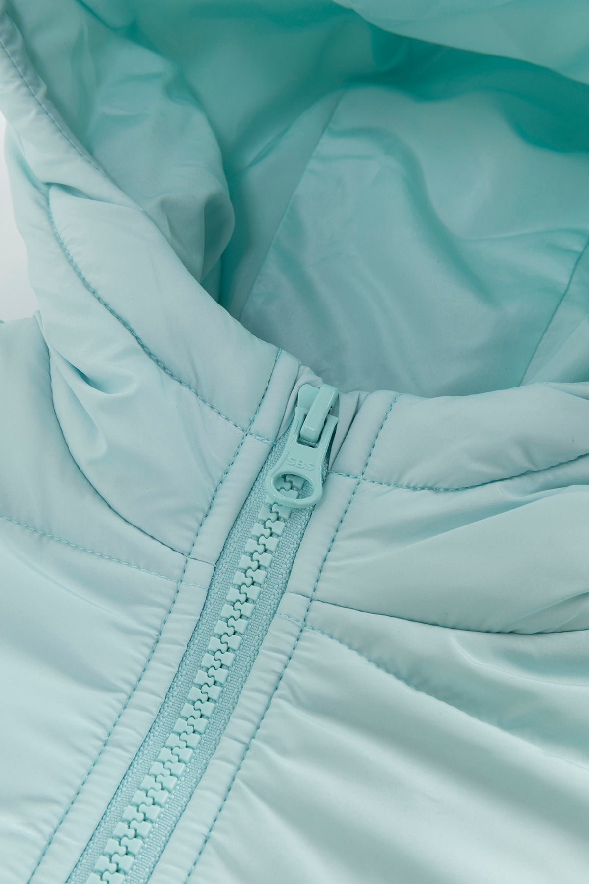 Kids Embroidered Cloud Hooded Down Jacket