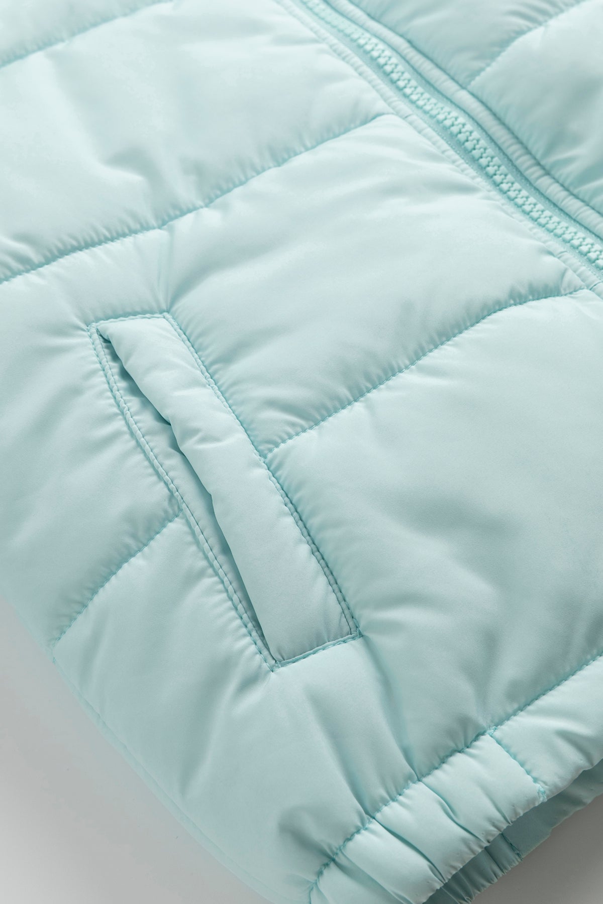 Kids Embroidered Cloud Hooded Down Jacket