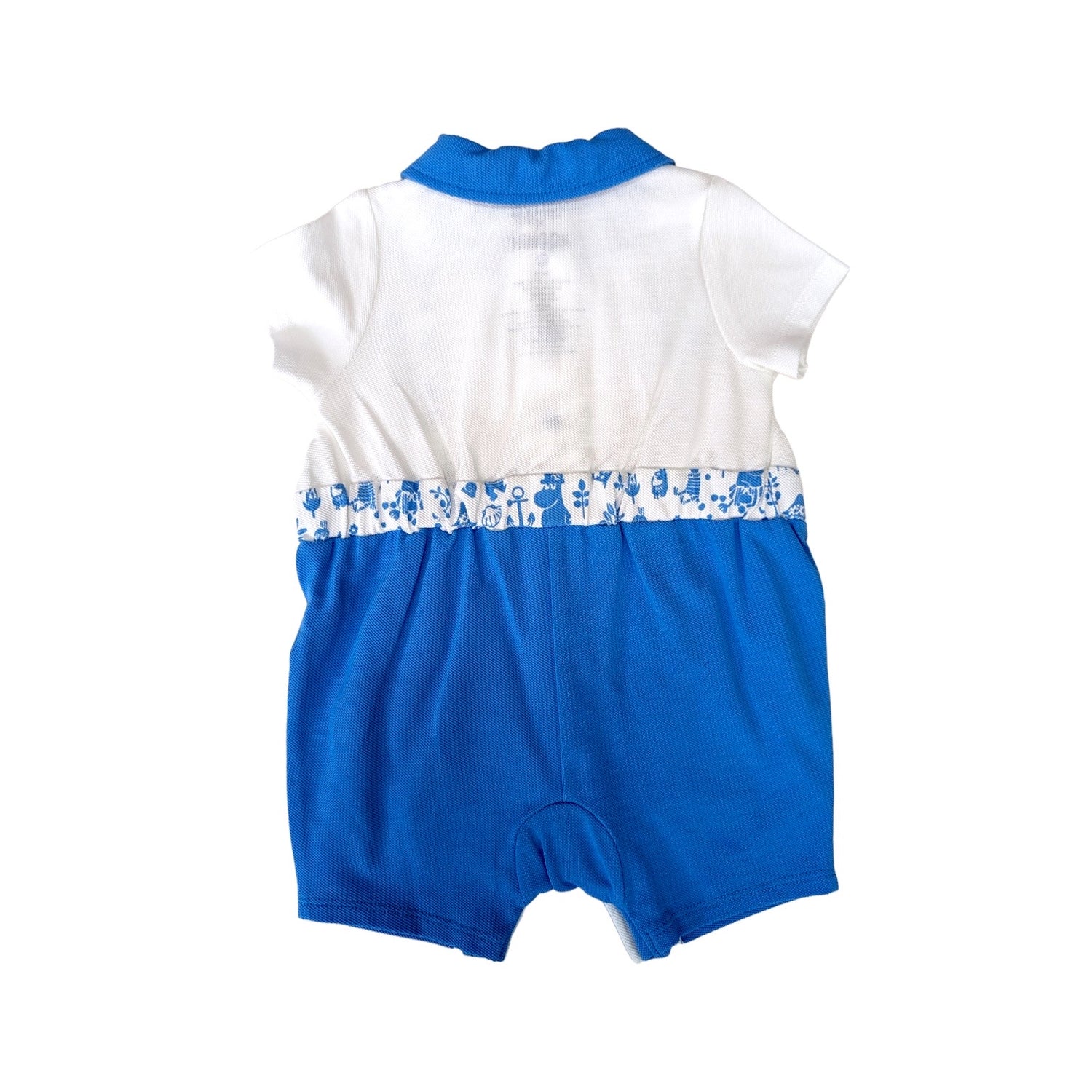 Vauva x Moomin Vauva x Moomin - Baby Boy MoominPapa Embroidered Polo Romper - White Romper